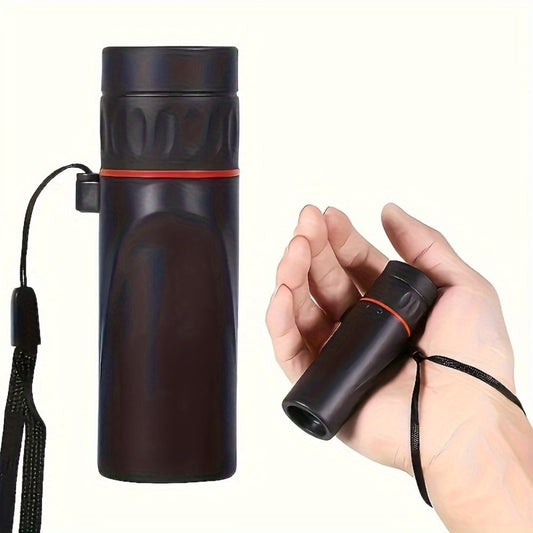 Monocular Telescope 10x25 with Fixed Focus and Rubber Grip for Birdwatching