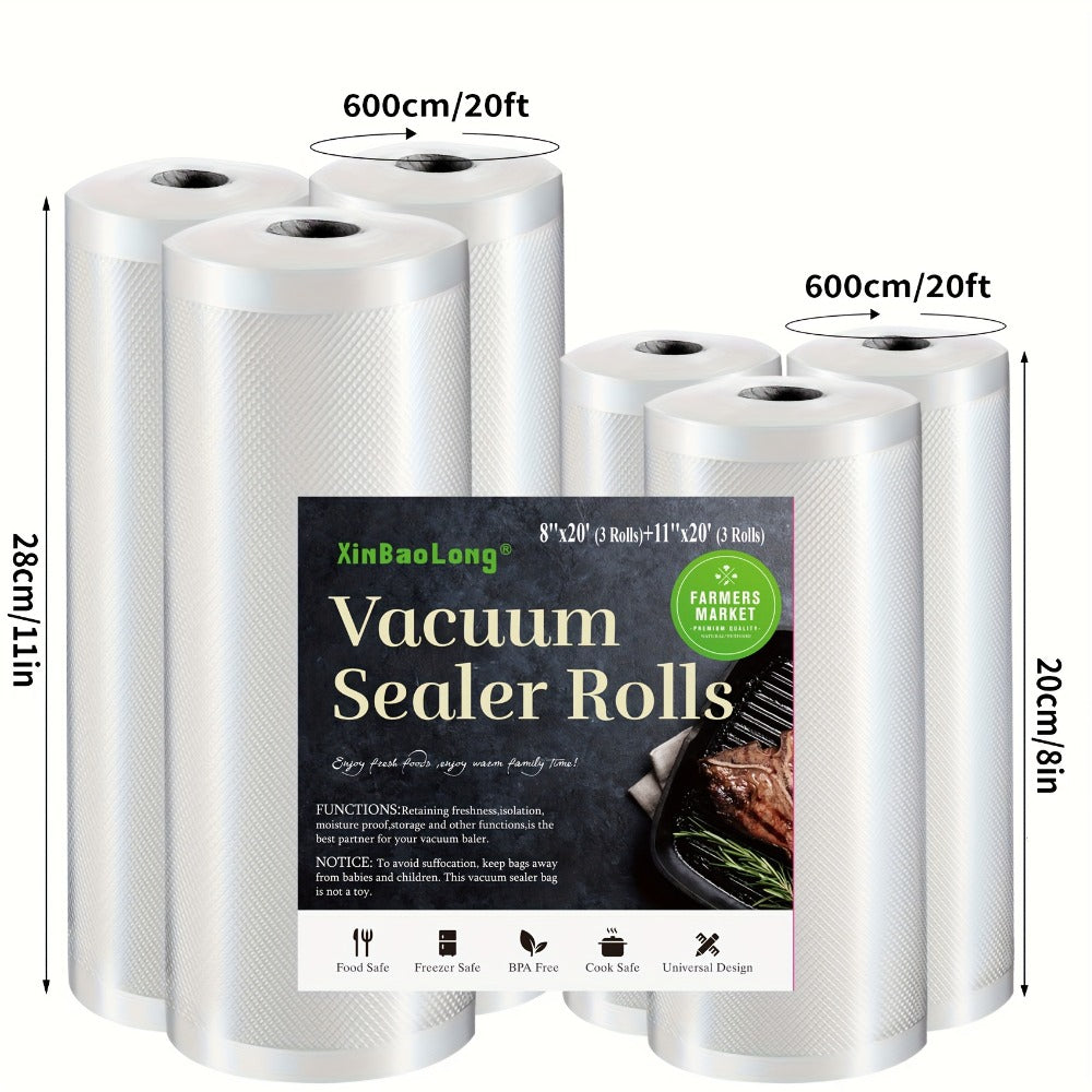 Vacuum Sealed Bags for Food Storage BPA Free Meat Fruits Vegetables Grains Kitchen Organizer