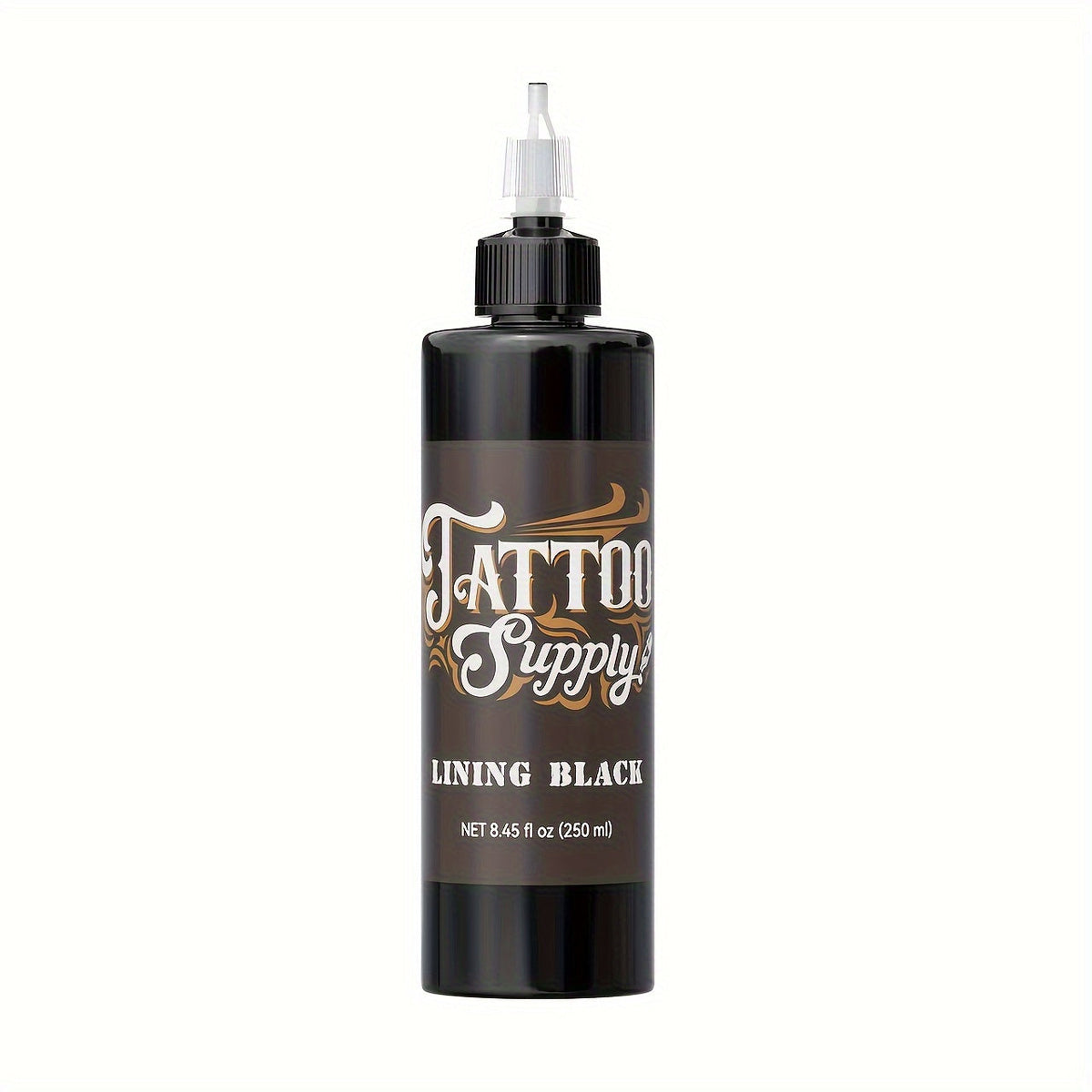 Neebol Tattoo Ink Professional Black Lining & Shading Set — Waterproof Long-Lasting Outlining Blending Body Art Ink for Artists & Beginners, 100ml & 250ml Sizes Available