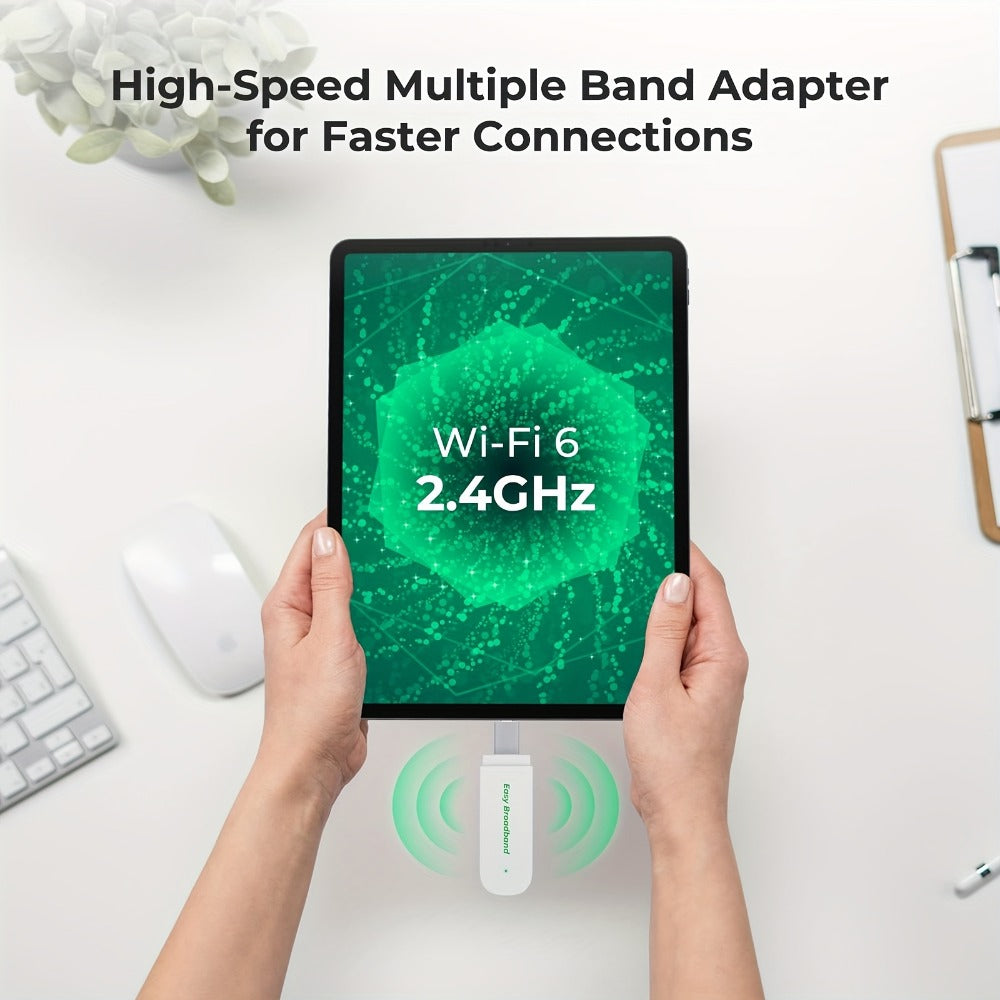EIOTCLUB 4G LTE USB WiFi Dongle Portable Hotspot - Pre-Installed SIM & 1GB Trial Data, 150Mbps, Supports 10 Devices, No Contract, Plug and Play, US Network for Travel Remote Work Camping