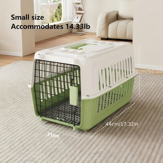 Hard-Shell Pet Carrier for Cats and Small Dogs, Ventilated Standard and XL Options