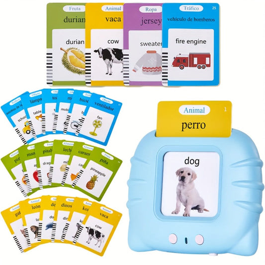 English Vocabulary Flash Cards for Kids, 56 Cards with 112 Words