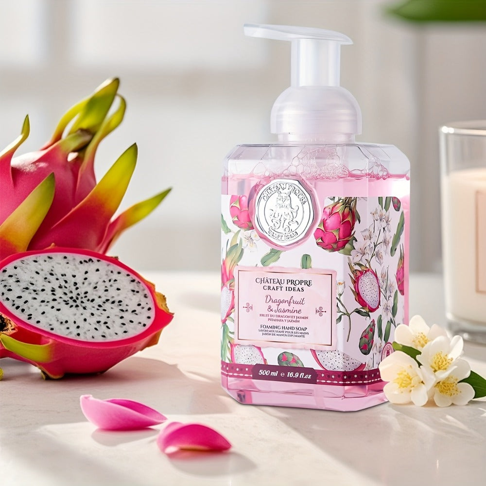 Moisturizing Foaming Hand Soap 500ml with Coconut Oil – Cruelty-Free Foam Soap for Bathroom & Kitchen | 8 Fresh Scents: Vanilla, Citrus, Guava, Coconut, Jasmine & More | 1pc or 2pcs Gift Set