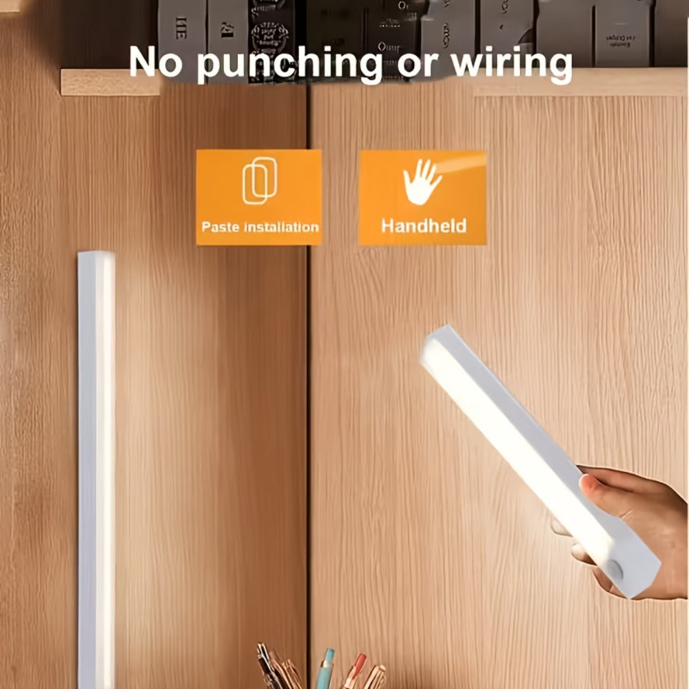 LED Motion Sensor Cabinet Lights USB Rechargeable 3 Modes – Wireless Night Light 6 9 12 Pack 3 Sizes for Bedroom Staircase Kitchen Office Piano Room Dance Studio Bedside Reading
