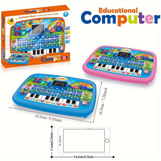 Kids Learning Toy with 2.2-Inch Screen for Letters, Numbers and Music