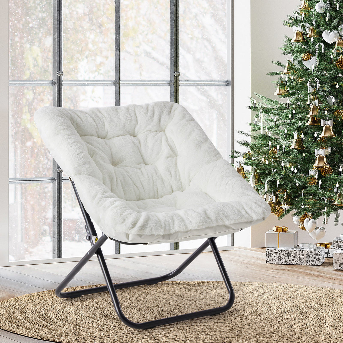 Foldable Lounge Chair with Multiple Color Options for Bedroom detail image - detail view 7
