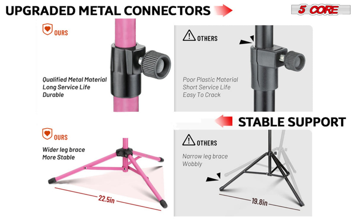 Folding Music Stand, Foldable, Adjustable, Core for Holding Sheet Music For Lessons detail image - detail view 19