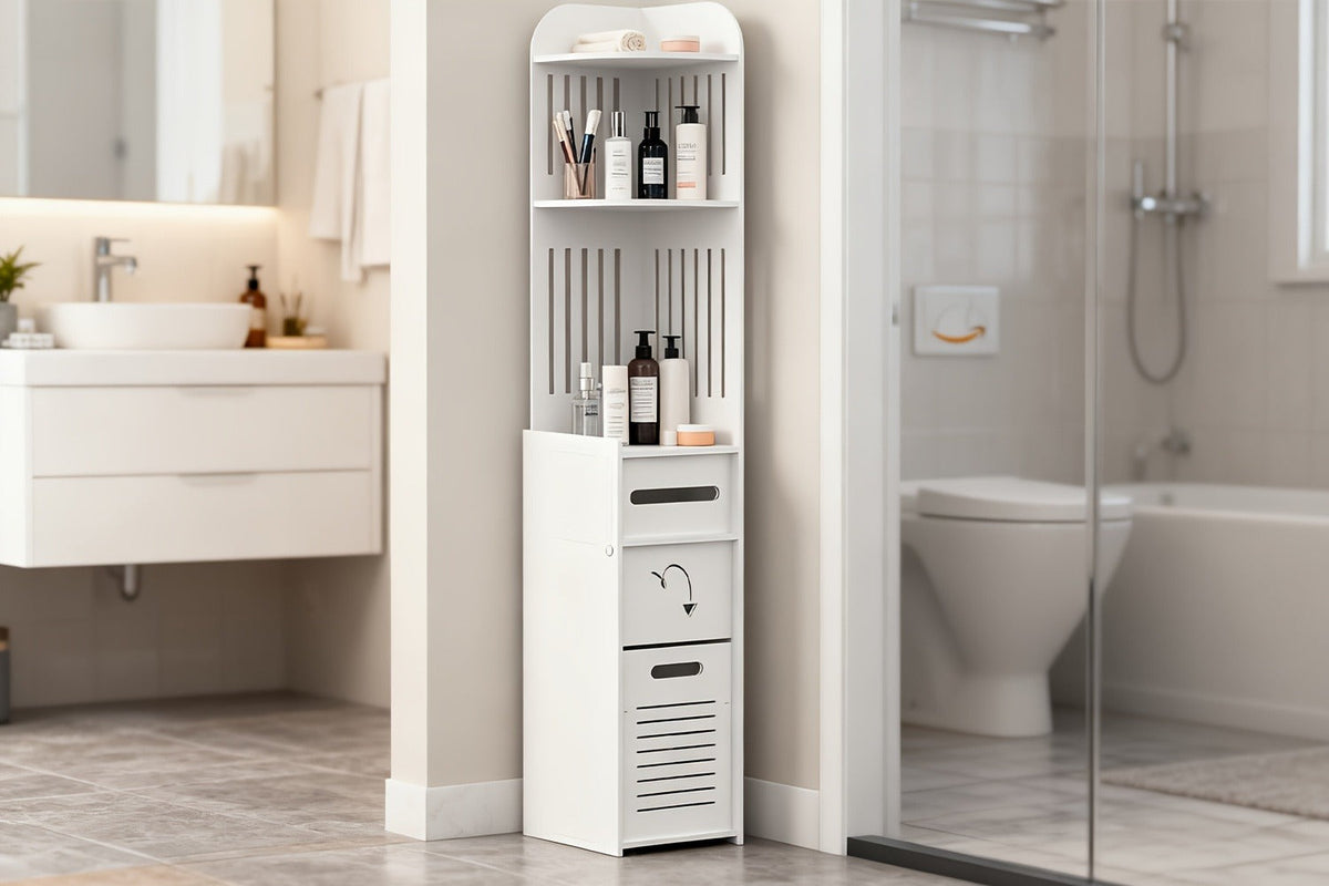 Freestanding Bathroom Cabinet with Waterproof Protection for Organized Everyday Storage detail image - detail view 10