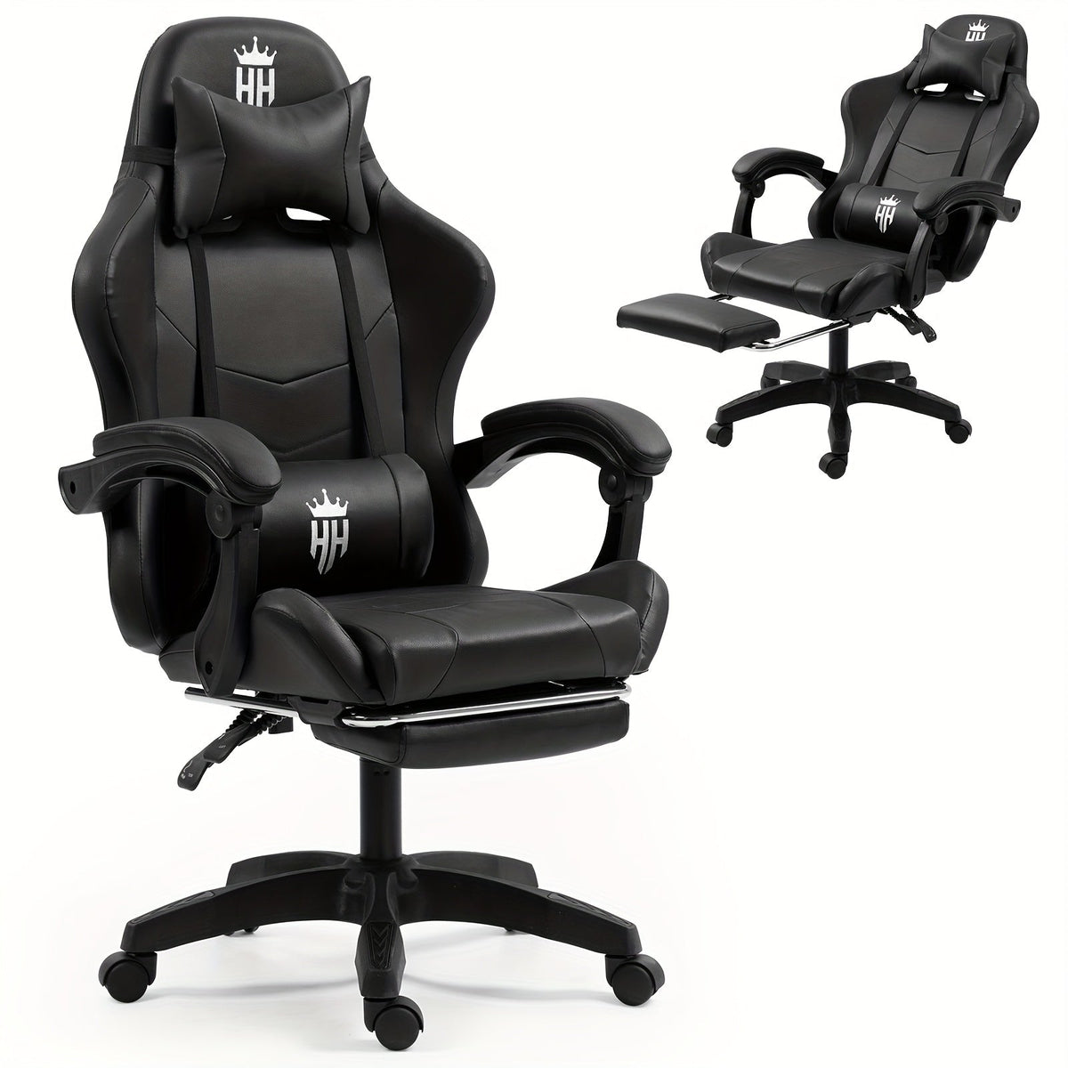 Gaming Chair shown in the Black option