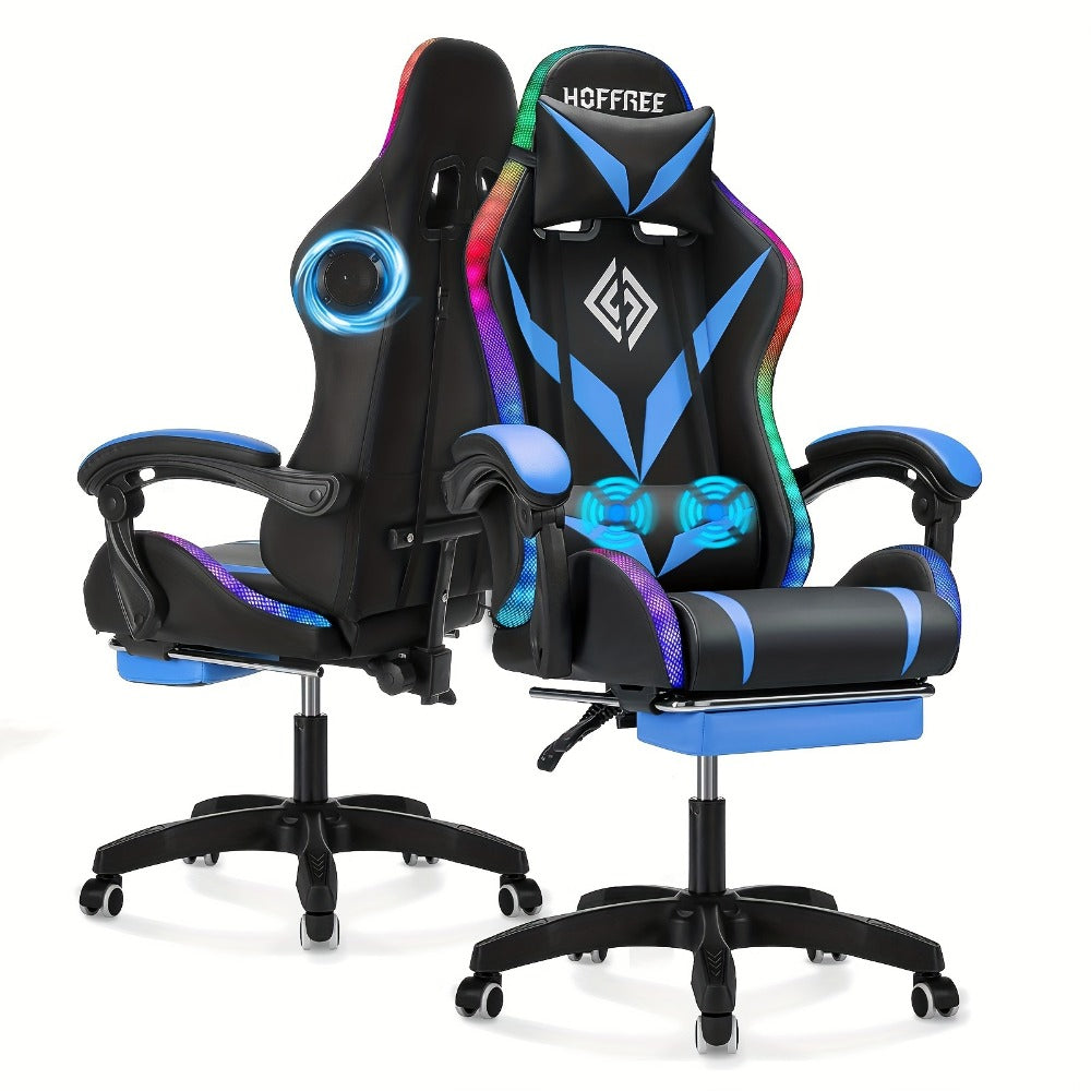 Gaming Chair with High Back, Reclining Computer Chair for Home Office detail image - detail view 5