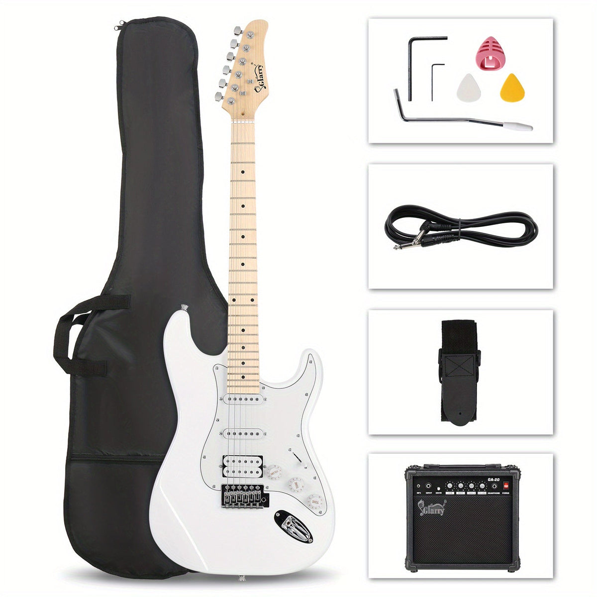 Guitar Case shown in the White option