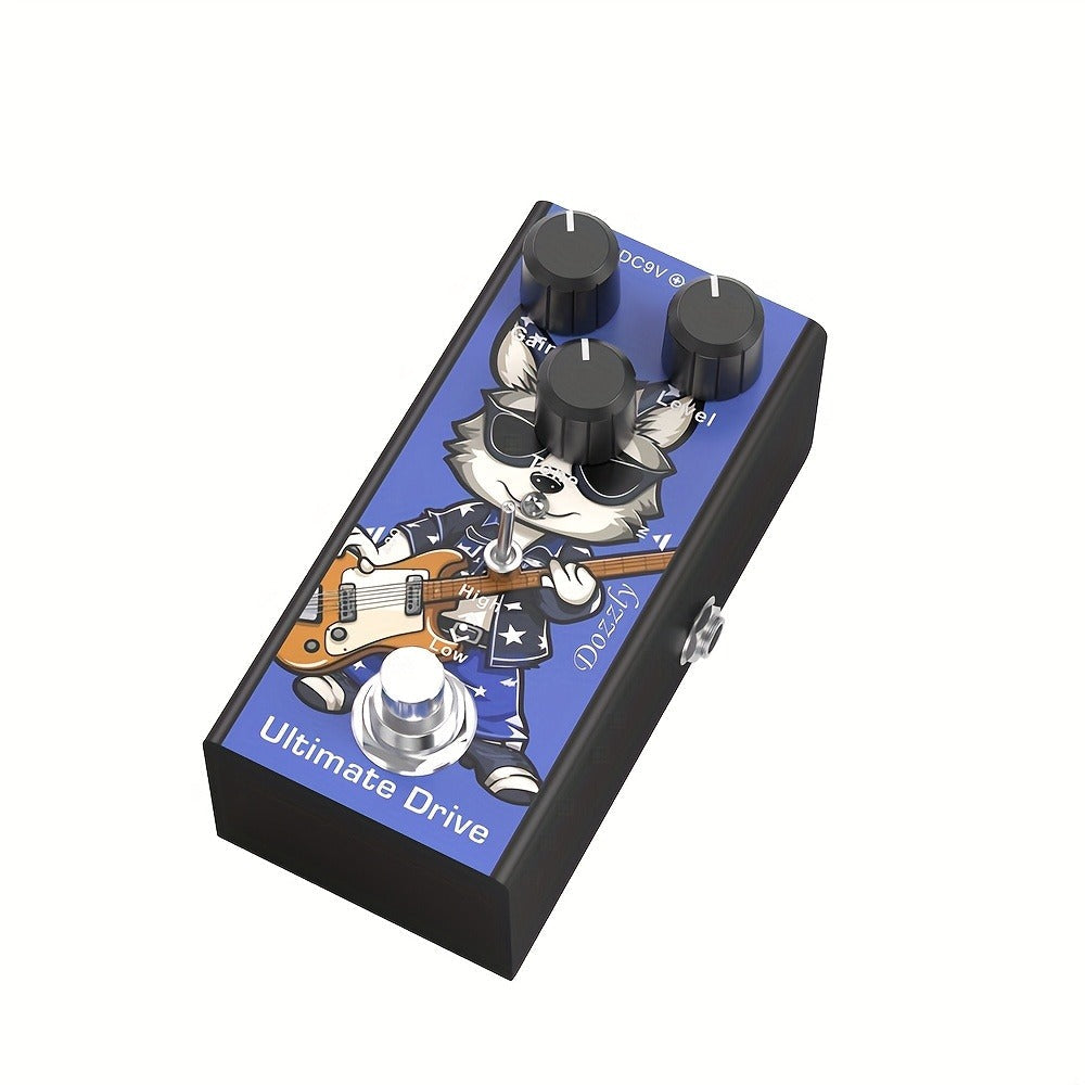 Guitar Effects Pedal, 9V, Mini, Ultimate, Drive for Electric Guitar Or Bass Tone Shaping detail image - detail view 5
