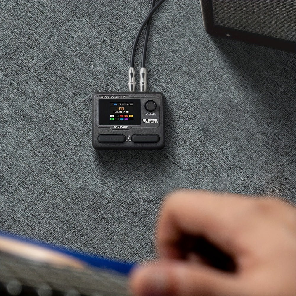Guitar Multi-Effects Processor, USB-C, USB, SONICAKE for Guitar Or Bass Tone Shaping detail image - detail view 4