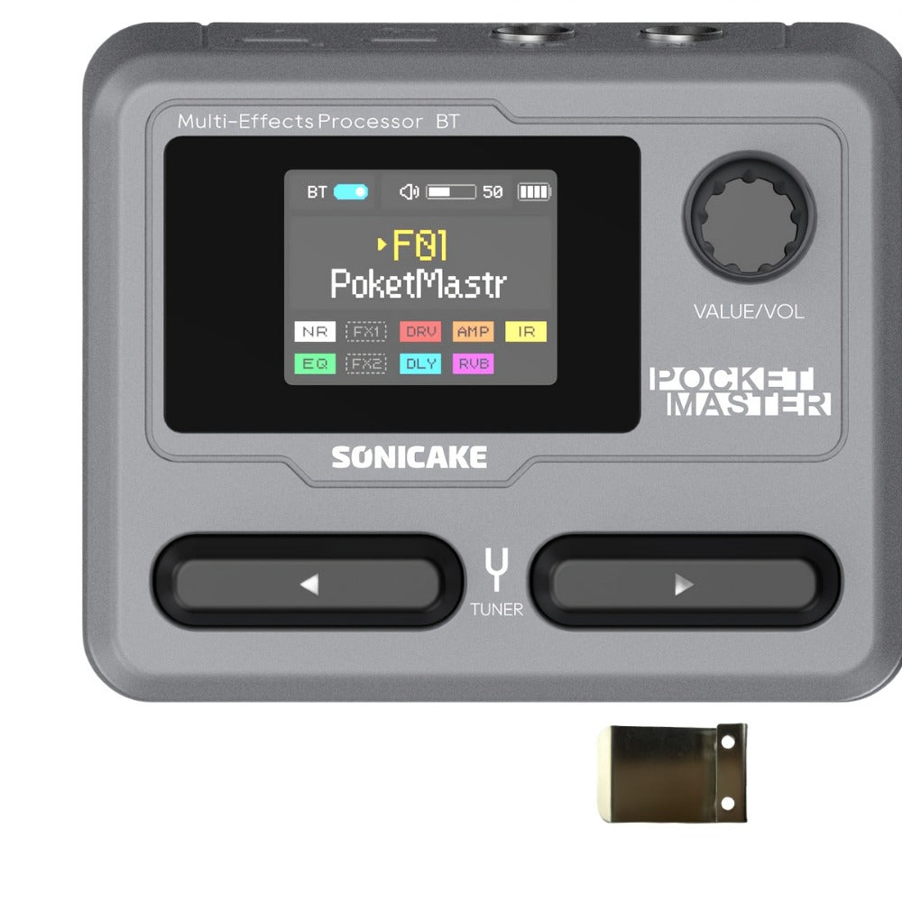 Guitar Multi-Effects Processor, USB-C, USB, SONICAKE for Guitar Or Bass Tone Shaping detail image - detail view 5