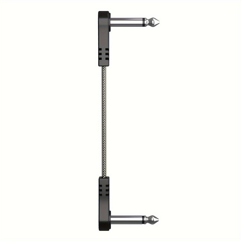 Guitar Pedal Patch Cable Set, Right-Angle 1/4-Inch TS Cords for Pedalboards detail image - detail view 11