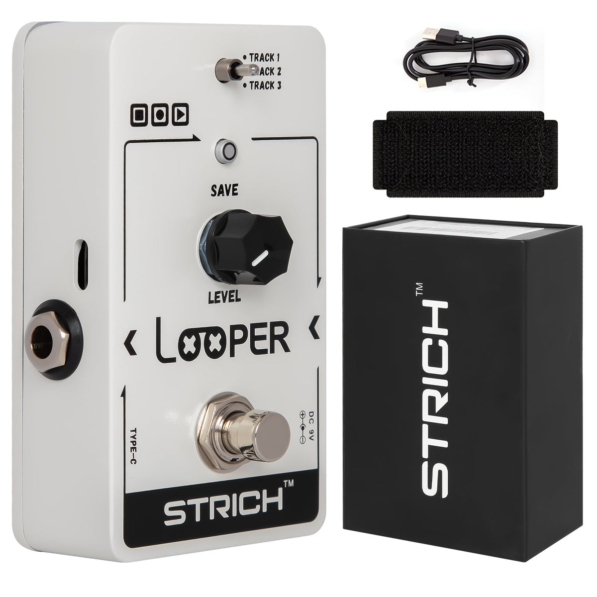 Guitar Pedalboard shown in the White option