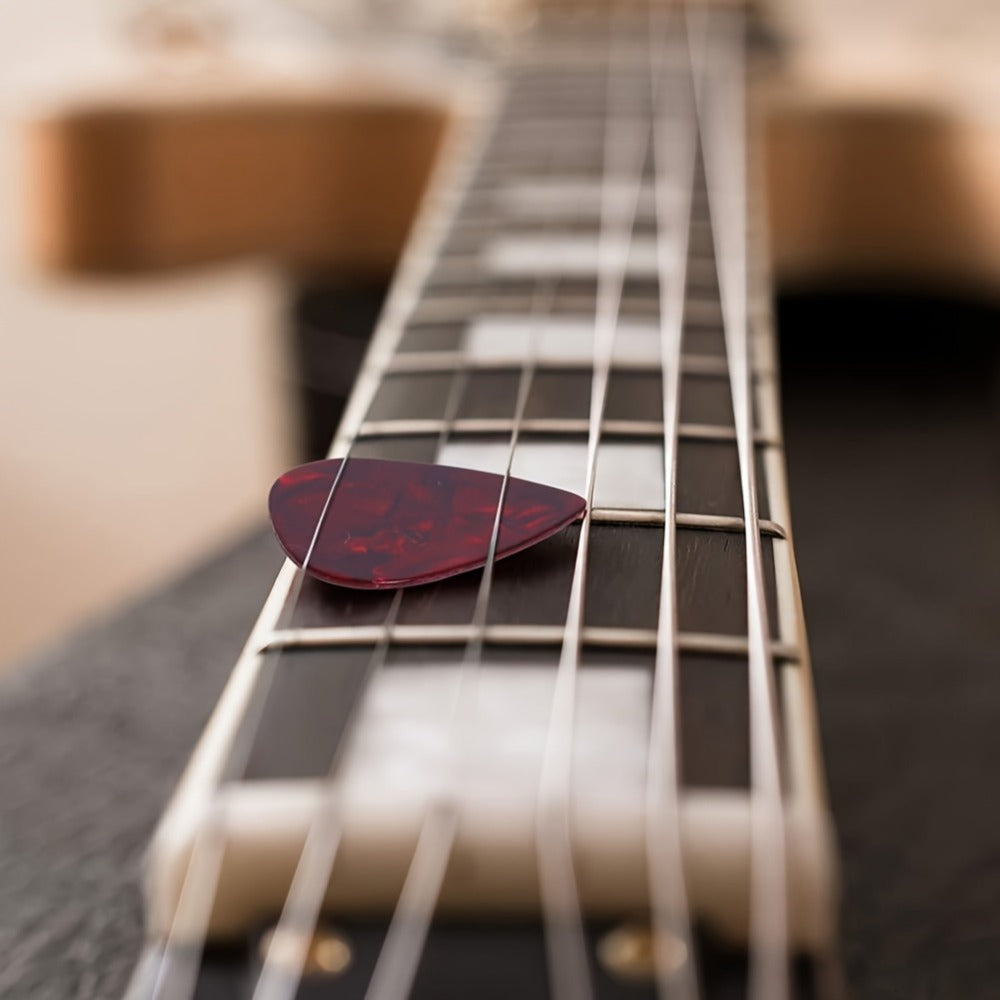 Guitar Pick Set, 100pcs, 0.46Mm, Picks, Unique for Practice and Performance detail image - detail view 4