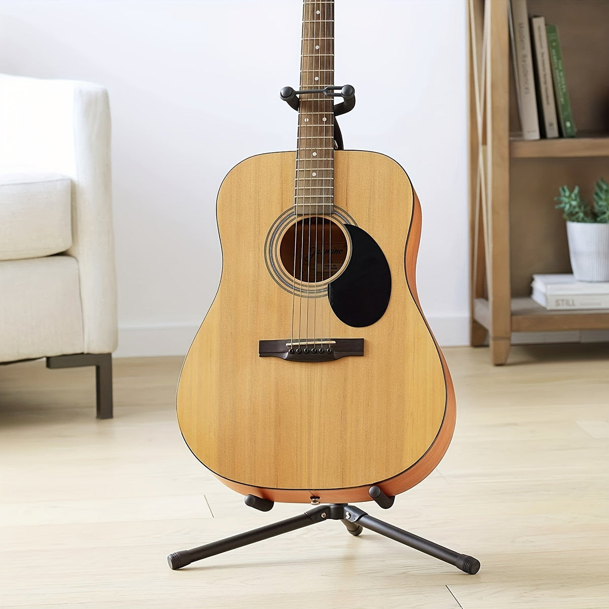 Guitar Stand shown in the Black option