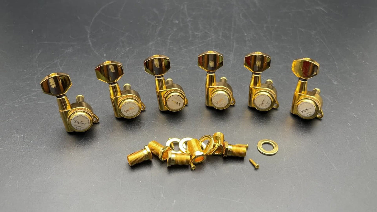Guitar Tuning Peg Set, 6pcs, 6 pcs, SAPHUE, Premium for Replacing Guitar Tuning Hardware detail image - detail view 15