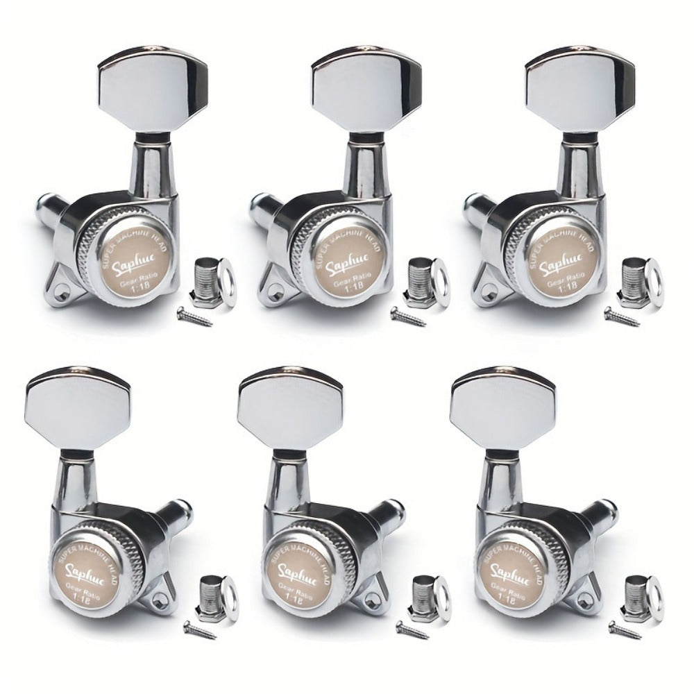Guitar Tuning Peg Set, 6pcs, 6 pcs, SAPHUE, Premium for Replacing Guitar Tuning Hardware detail image - detail view 7