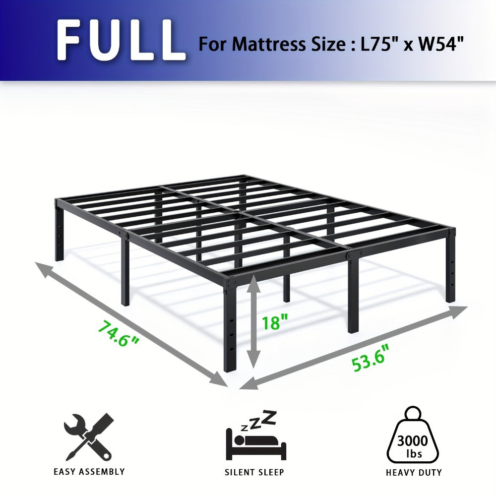 Heavy-Duty Metal Bed Frame with No Box Spring Needed for Bedroom detail image - detail view 19