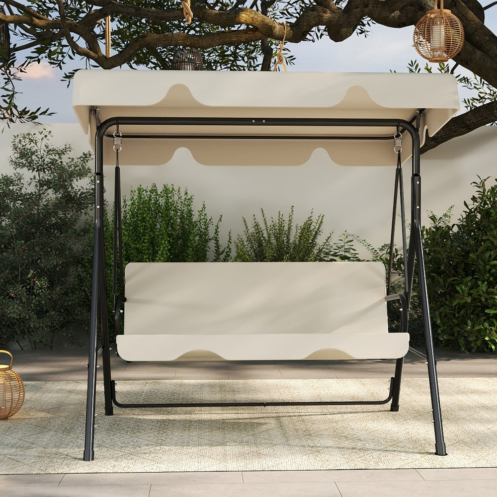 Heavy-Duty Porch Swing Set with Multiple Color Options for Patio detail image - detail view 5