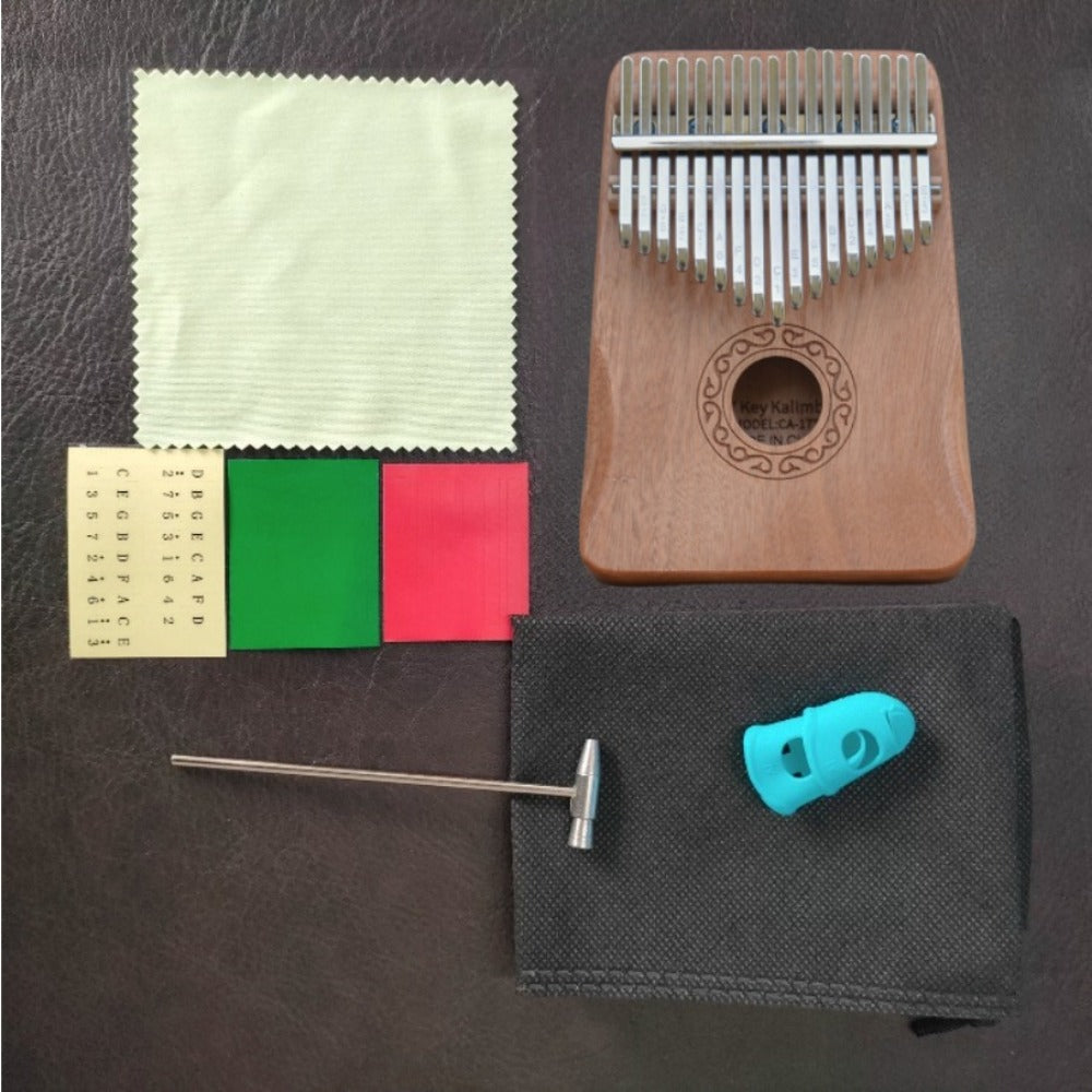 Keyboard Carrying Bag, 17 Keys, Portable, Kalimba, Thumb, Piano for Storage and Travel detail image - detail view 3