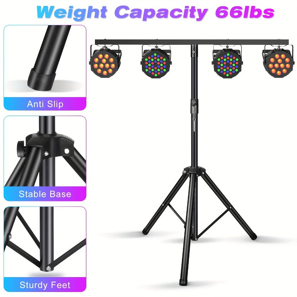 LED Stage Light, Tripod Stand, Adjustable, Tripod, Stand for Stage and Party Lighting detail image - detail view 3