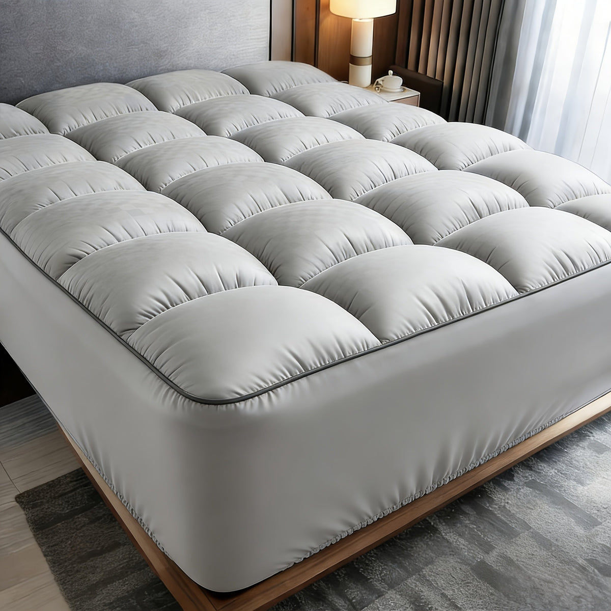Mattress Covers and Protectors shown in the Grey, Queen option