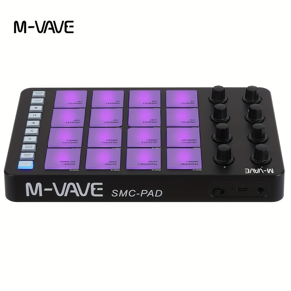 MIDI Pad Controller shown in the Classic Black option