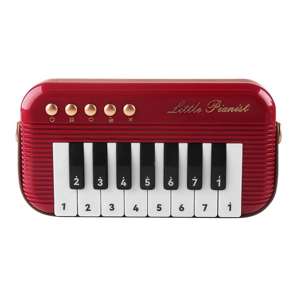 Mini Piano Keyboard, Portable, 15 Keys, Music for Basic Music Play And Portable Beginner detail image - detail view 8