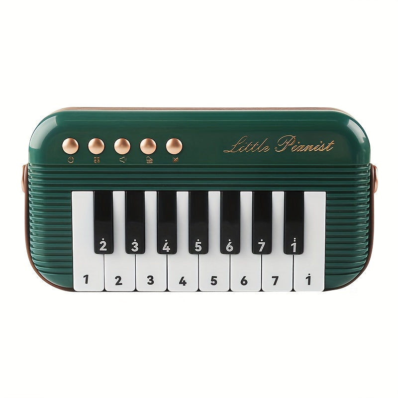 Mini Piano Keyboard shown in the Electric toy piano [green] option