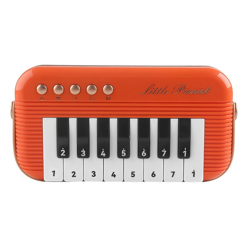 Mini Piano Keyboard shown in the Electric toy piano [orange] option