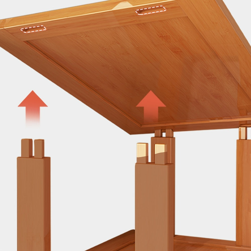 Multi-Tier Slim Shoe Rack with Stackable Design, Entryway Shoe Organizer detail image - detail view 9