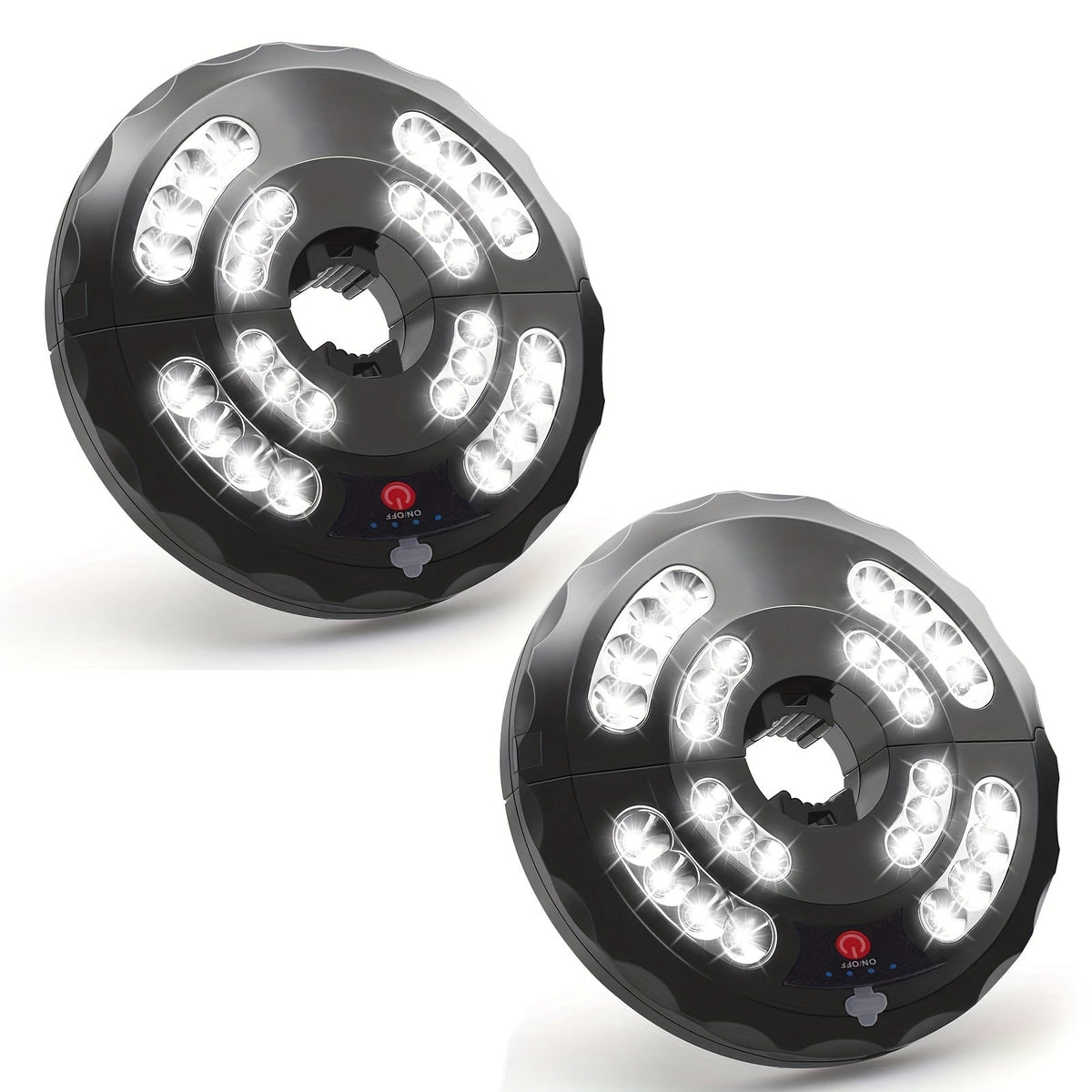 Outdoor Lighting shown in the 2 Pack-White Light option