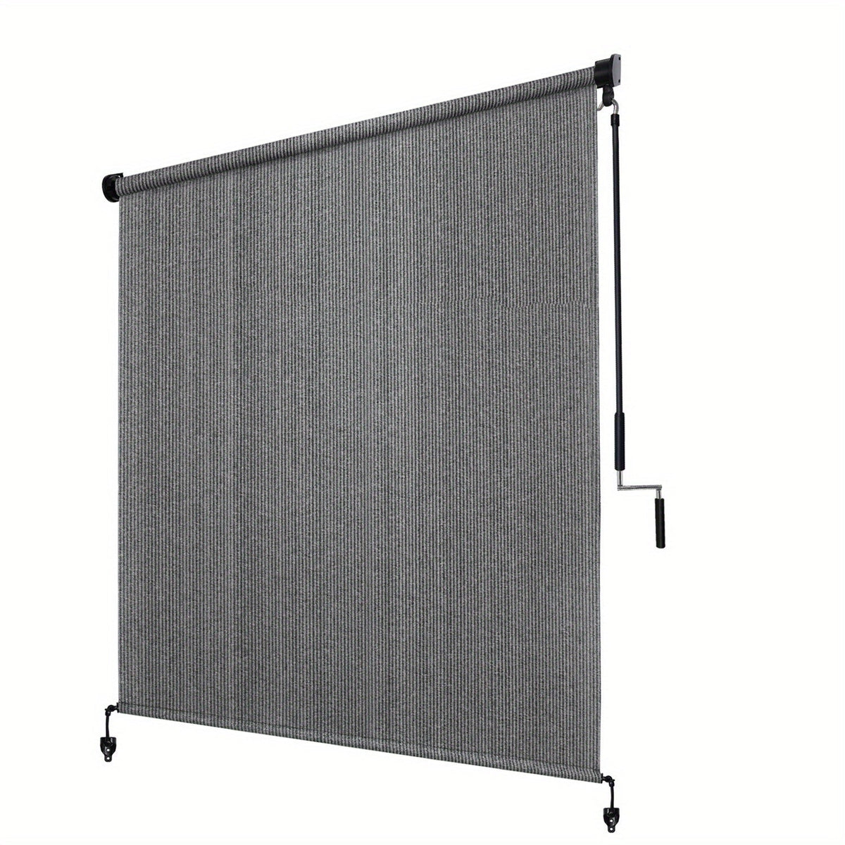 Outdoor Roller Shade shown in the Gray, 72"W X 72"H option
