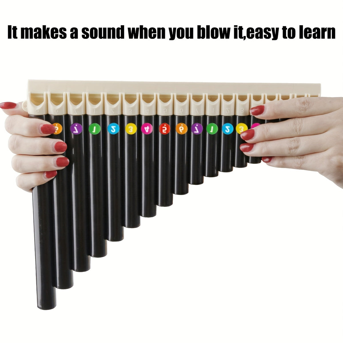 Pan Flute shown in the Black option