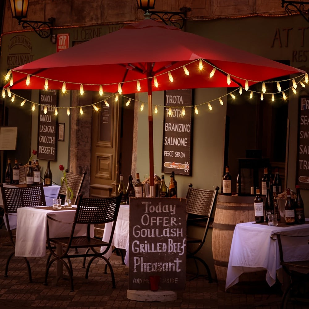 Patio Umbrella Light with Remote Control and Dimmable Lighting detail image - detail view 4