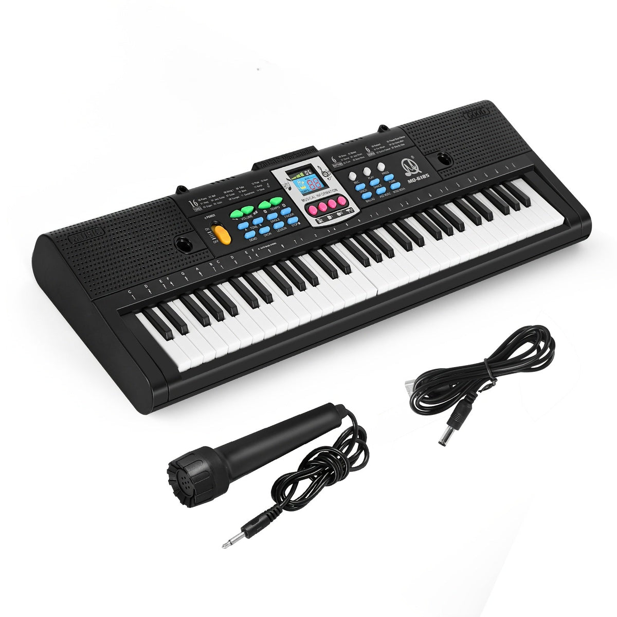Portable Electronic Keyboard shown in the Black option