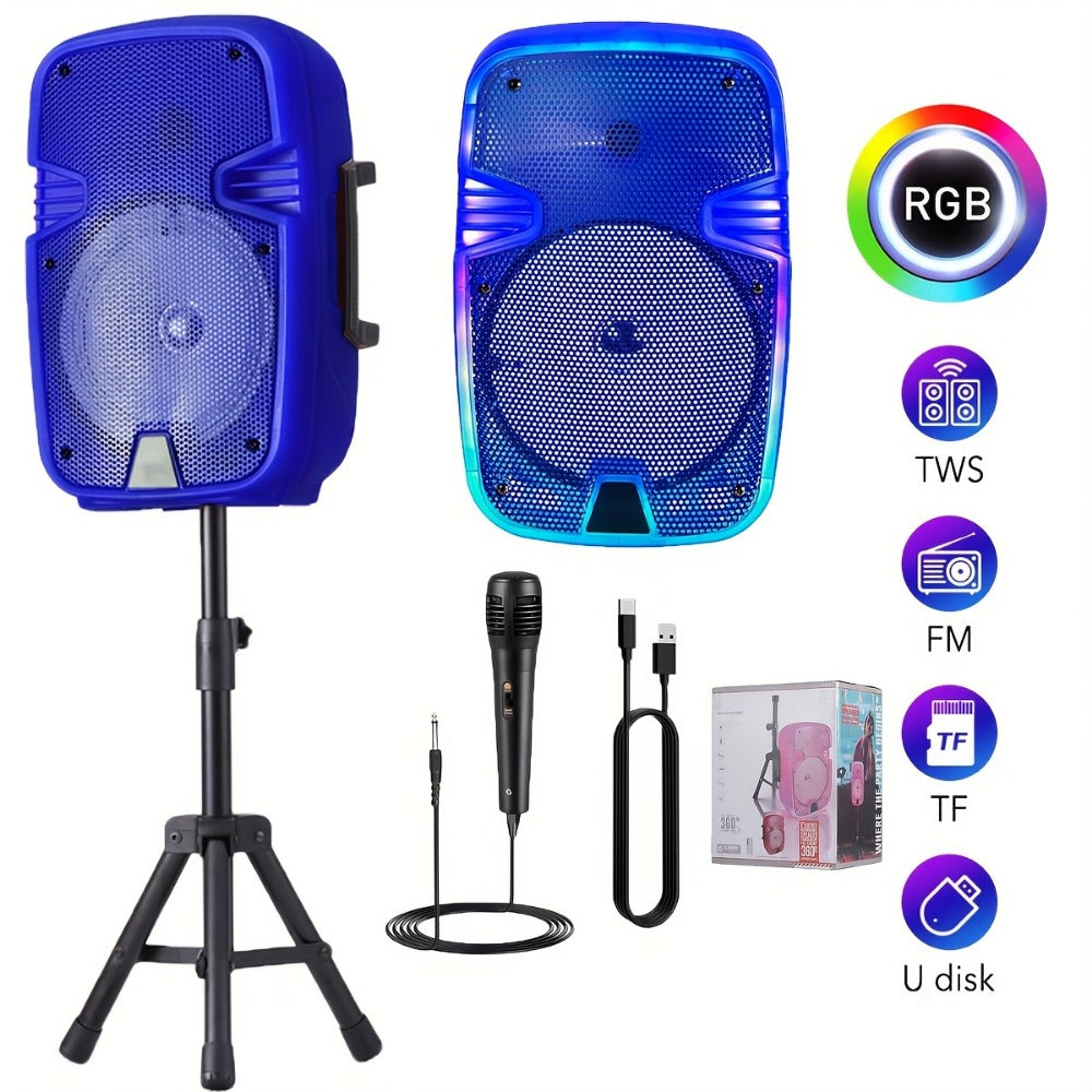 Portable Karaoke System, RGB, Remote Control, Rechargeable for Parties and Karaoke detail image - detail view 3