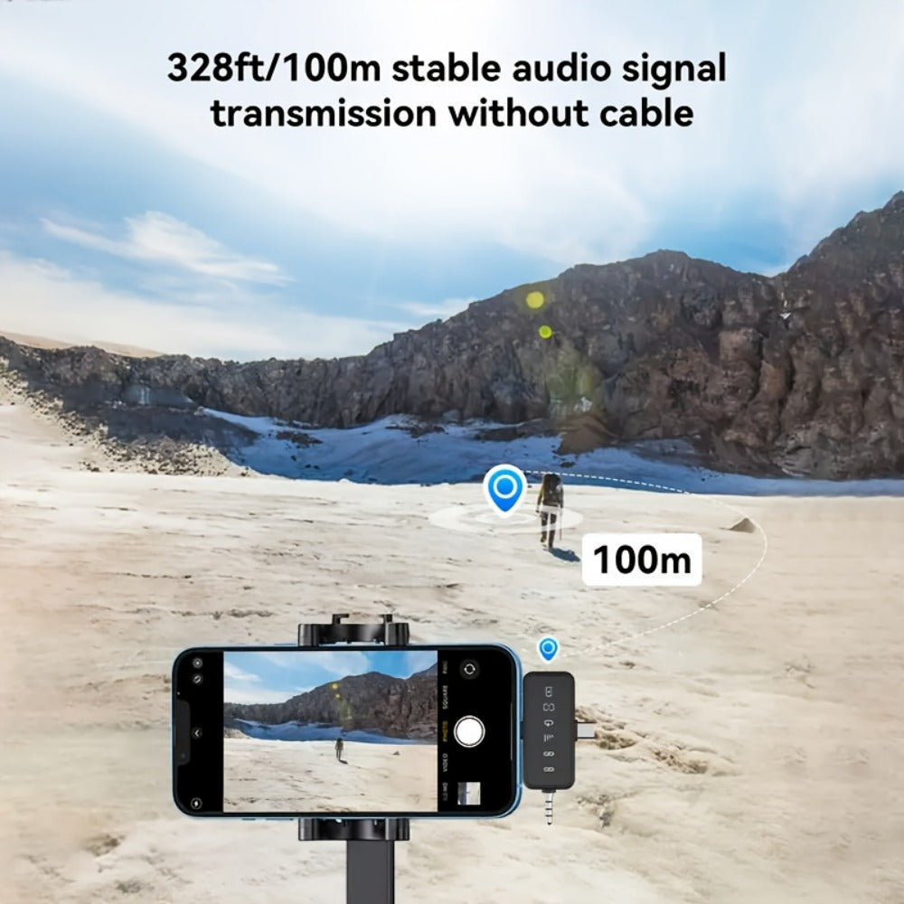 Recording Microphone, 3.5mm, Wireless, USB-C, 3in, Lavalier for Recording and Streaming detail image - detail view 6