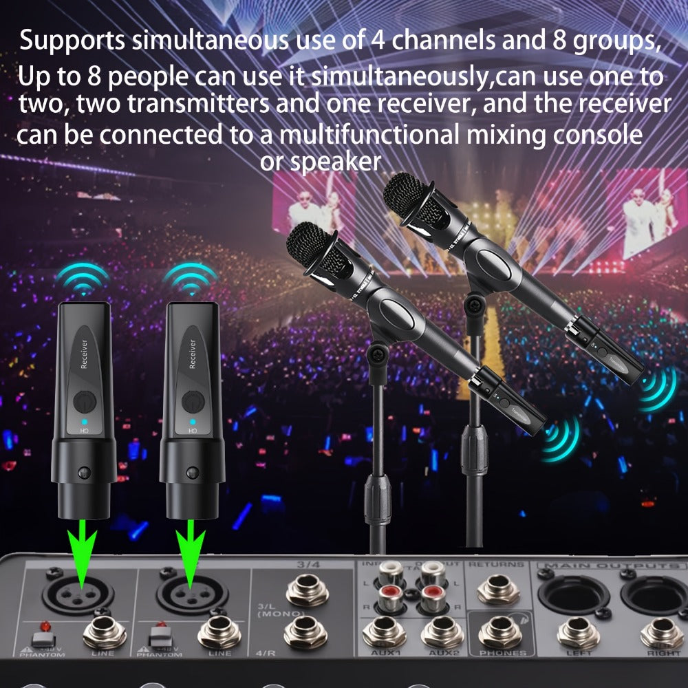 Recording Microphone, USB, 2.4 GHz Wireless, Wireless, XLR, System for Recording detail image - detail view 4
