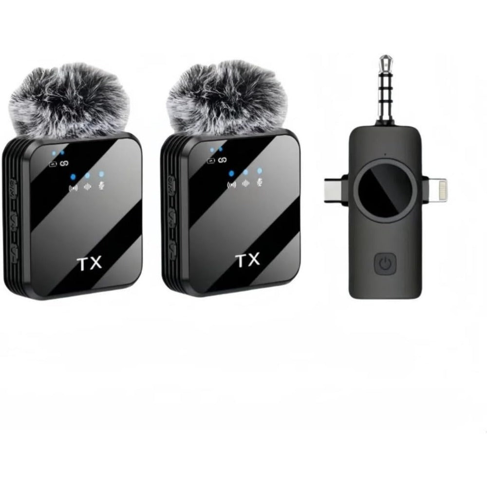 Recording Microphone, Wireless, 328ft, 3-in-1, Mini for Recording and Streaming detail image - detail view 3