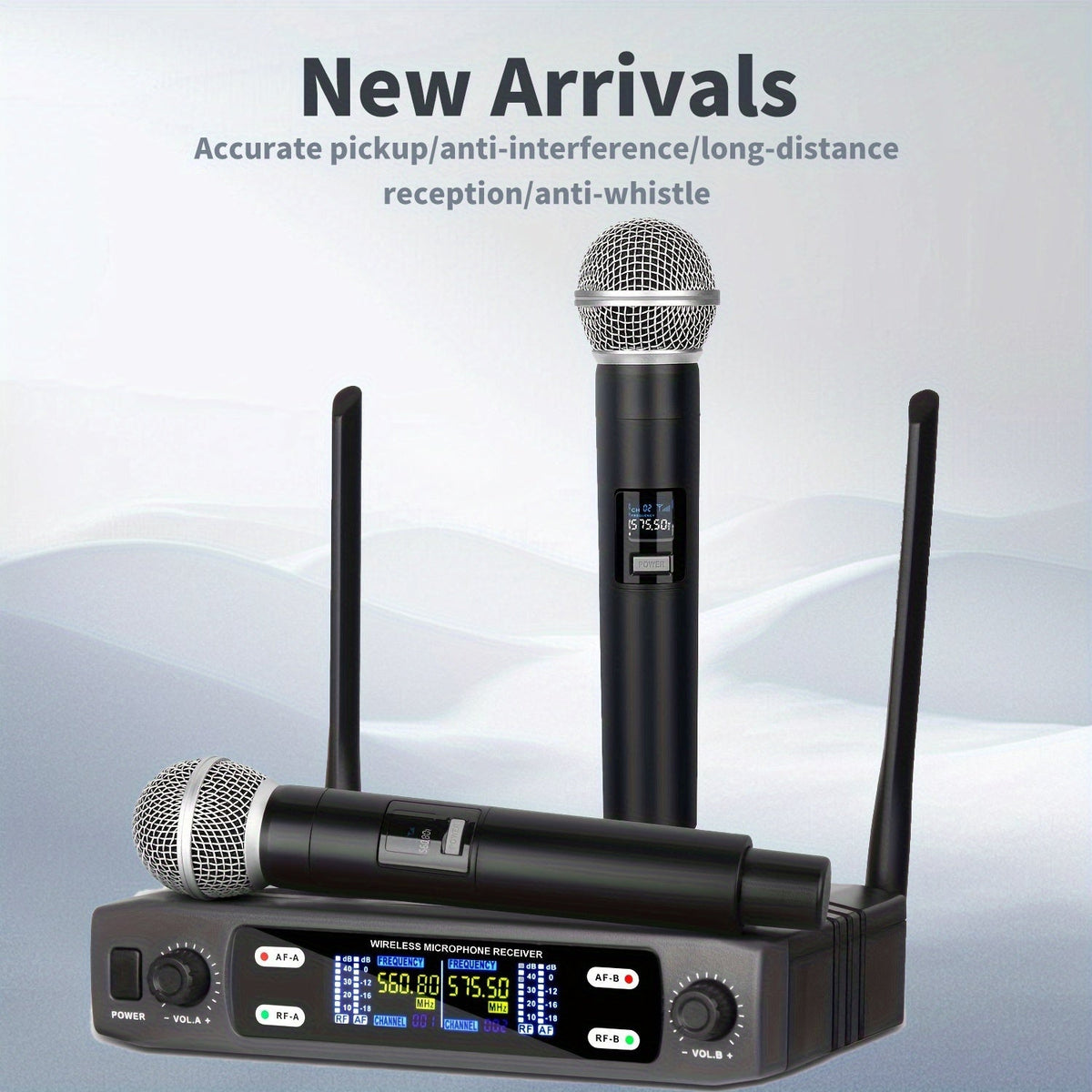 Recording Microphone shown in the One to two wireless microphones option