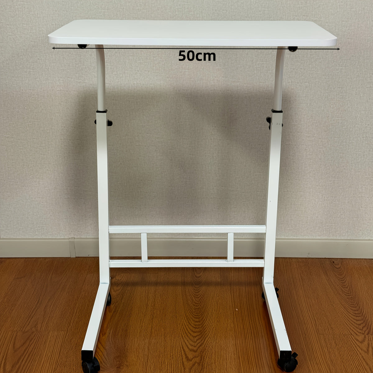 Laptop Desk shown in the 4-wheel single-layer desk option