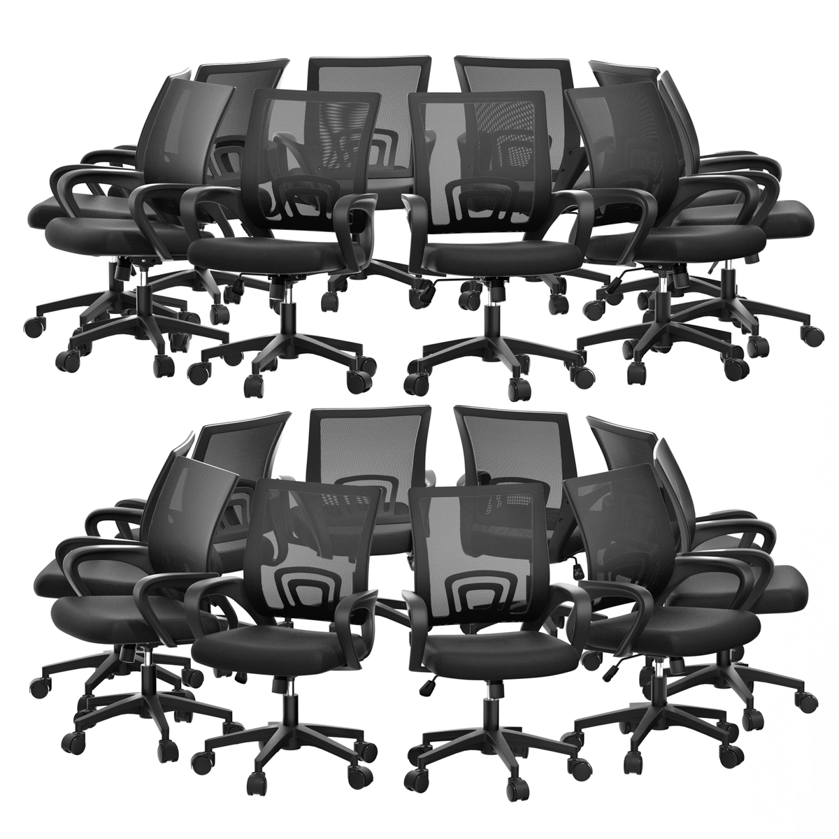Office Chair shown in the Black - 20 Pcs option