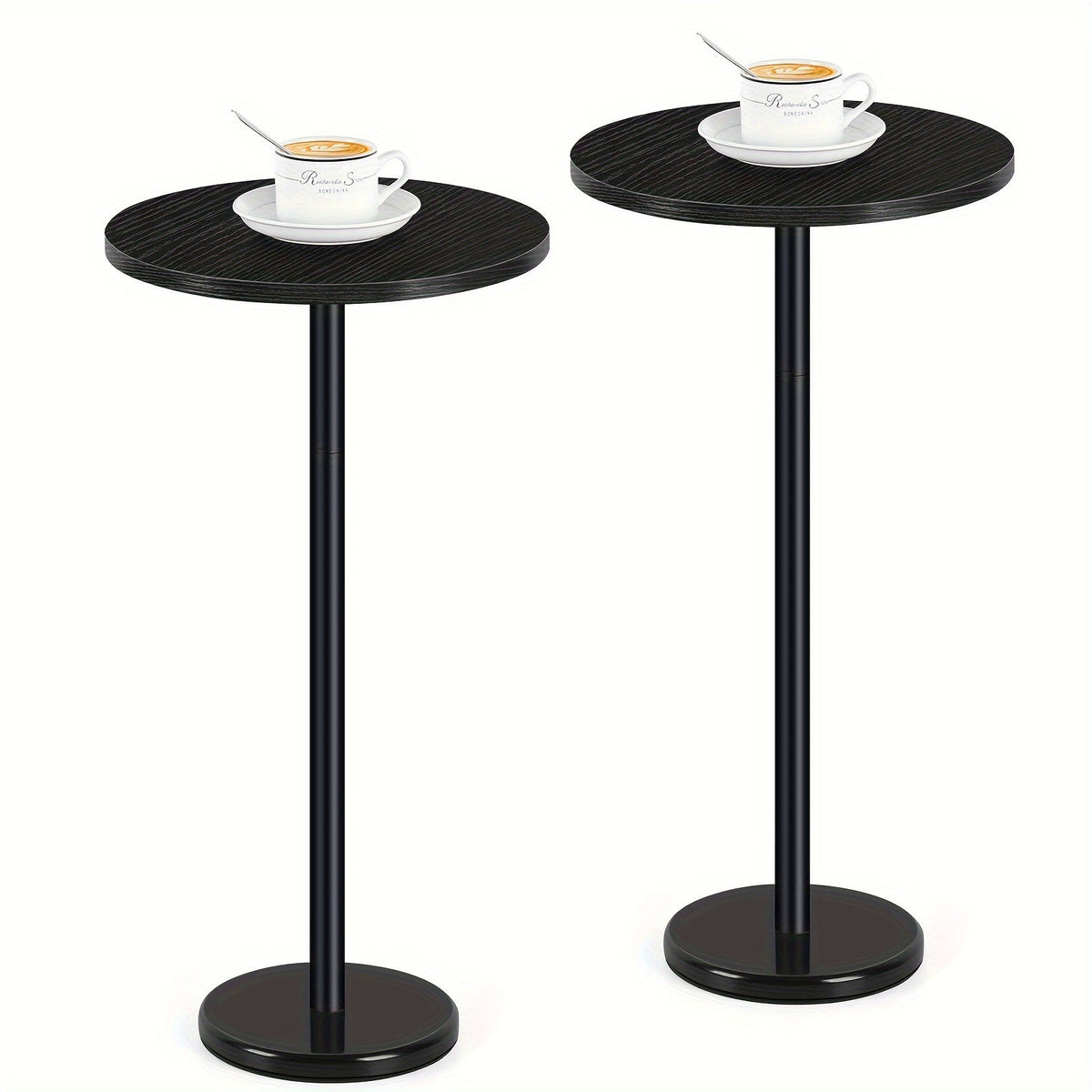 Outdoor Side Table shown in the Black, 2 option