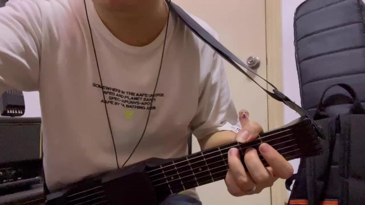 Smart Electric Guitar with Chord Practice, MIDI, LCD Screen and Speaker detail image - detail view 11