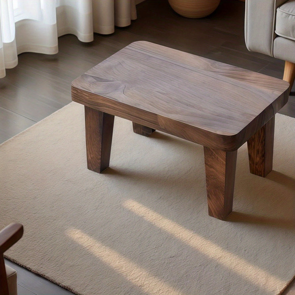 Stool shown in the Heavy baked color option