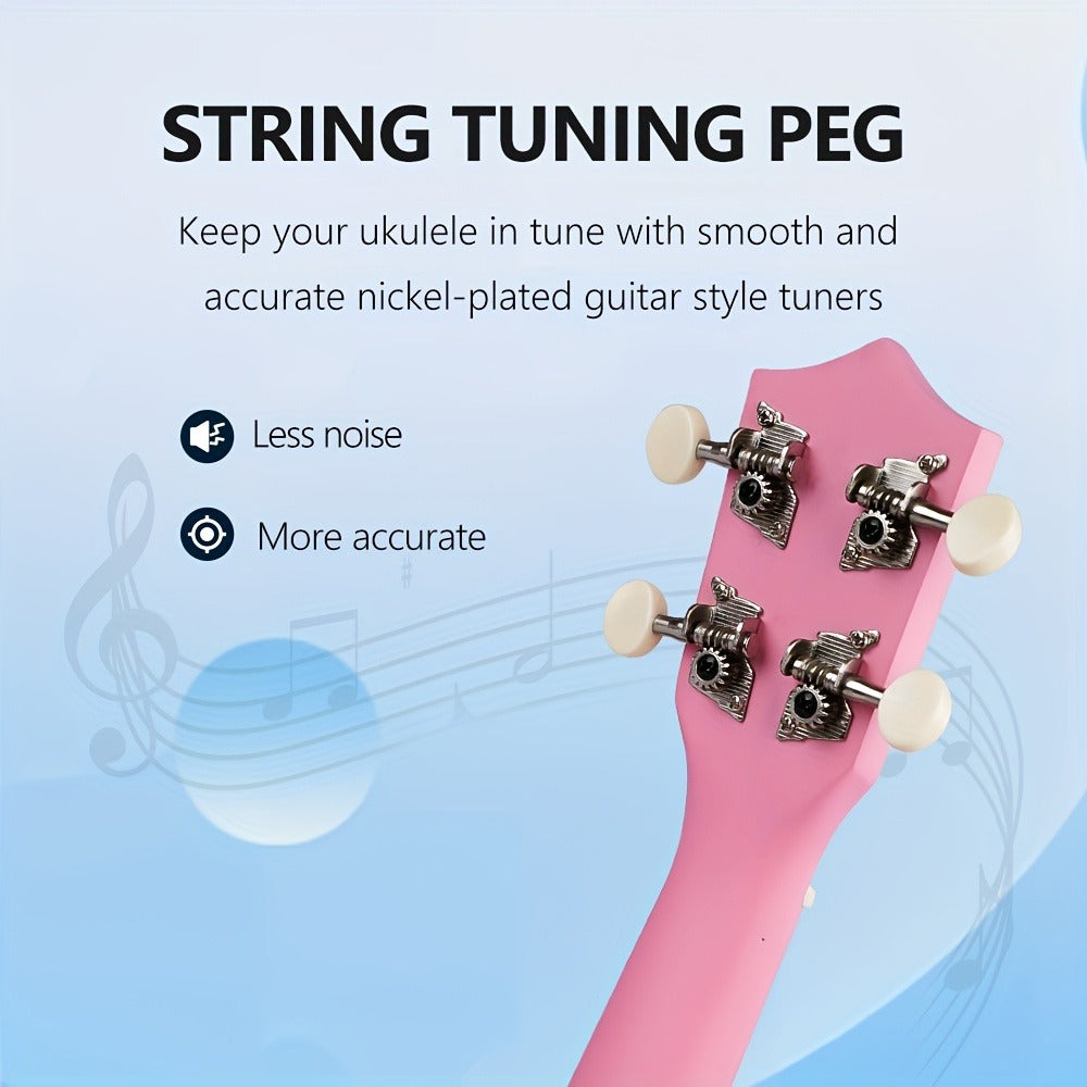 Soprano Ukulele, Beginner, Kit, Guitar for Lessons and Practice detail image - detail view 13